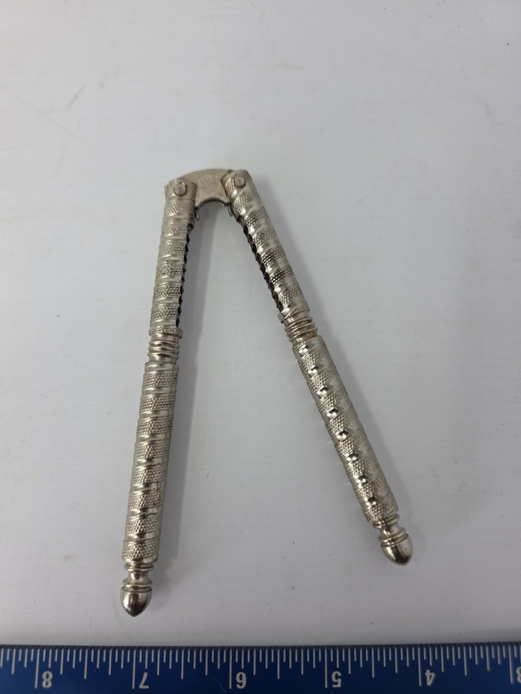 Vintage HMO Metal  Nut Cracker Tool 5” Long Nut Cracking Nutcracker