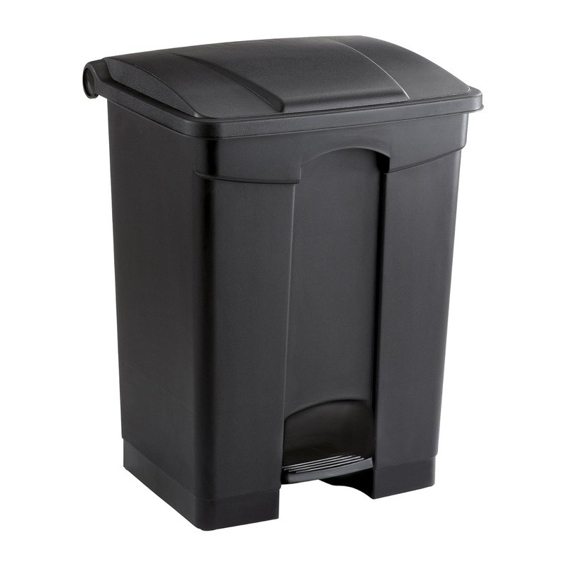 Hands-Free Step-On Trash Can Plastic Waste Container Office Kitchen Bathroom New