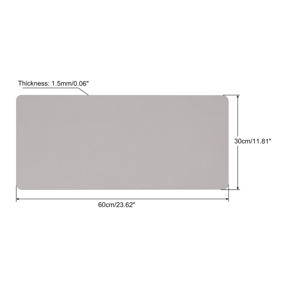 1Pcs 24"x12" Desk Mat Protector Gray