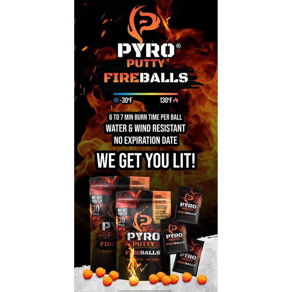 Pyro Putty Fireball - 30 Pack