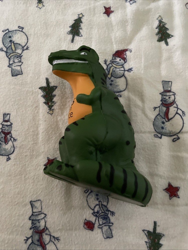 Green Dinosaur Stress Toy - Amazon AWS Open Source Promotional