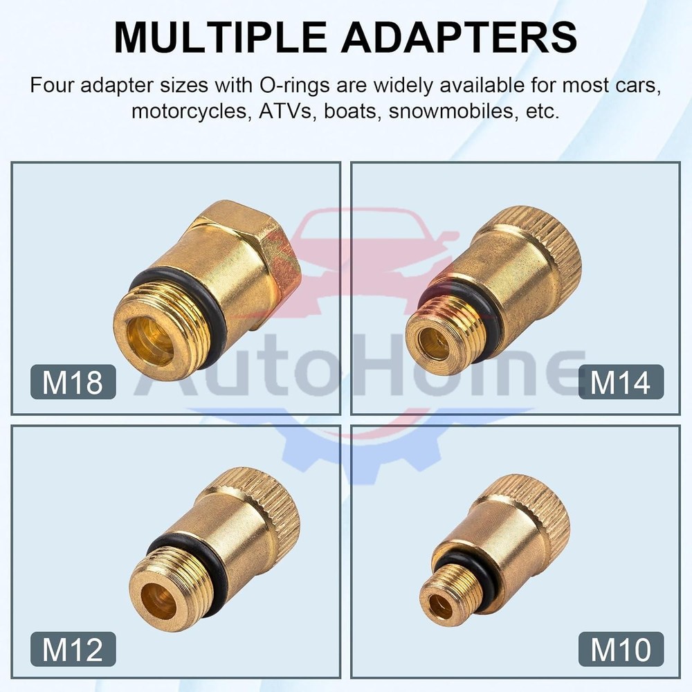 Petrol Engine Cylinder Compression Tester Kit for Automotive Motorcycle Tool Kit