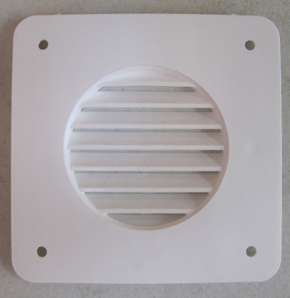 NEW Battery Vent WITH Cone Backing Plate for RV CAMPER TRAILER MOTORHOME