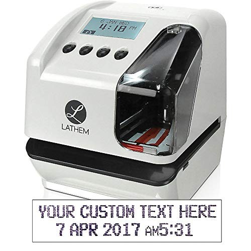 LT5000 Electronic Multi-Line Time, Date and Numbering Document Stamp, Can Be