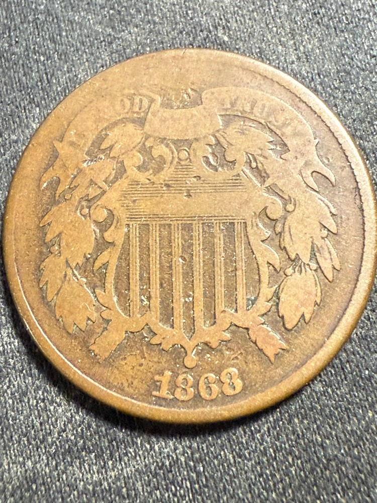1868 Two Cent Piece   Lot # 1137