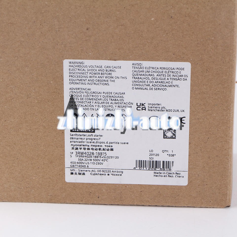 1PC SIEMENS SOFT STARTER 3RW4028-1BB15