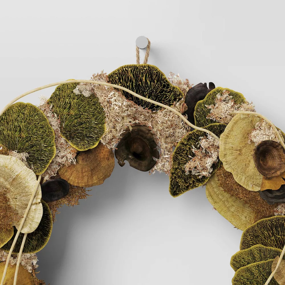 Mushroom Preserved Wreath - Threshold