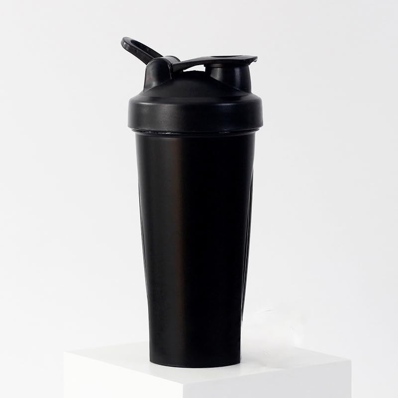 Shaker Bottle (Black with Black Lid)
