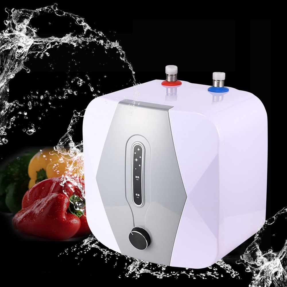1500W 8L Electric Instant Hot Water Heater Below Sink Mini Small Water Tank 110V