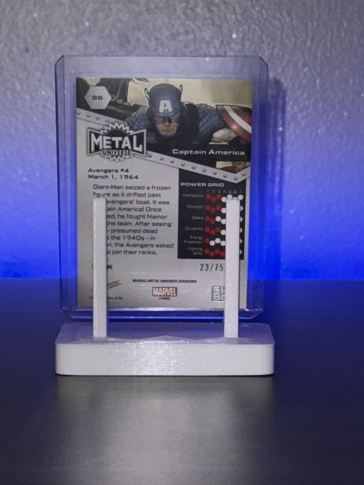 Customizable! 3D Printed Trading Card Display Stand | Fits Graded/Ungraded