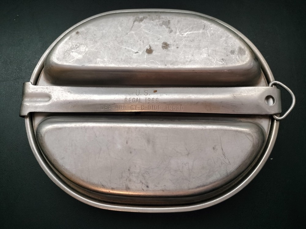 Vintage 1966 US Military Mess Kit
