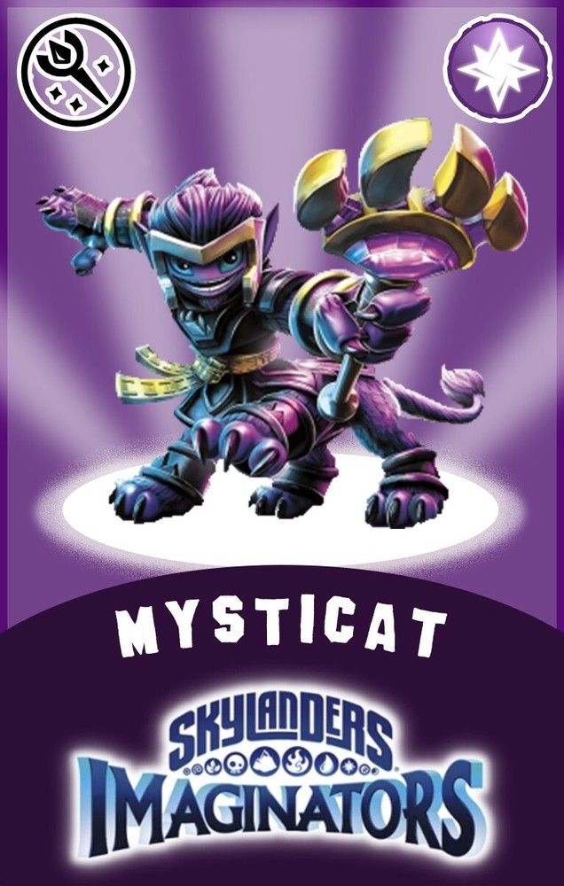 Skylanders Imaginators Mysticat NFC Card