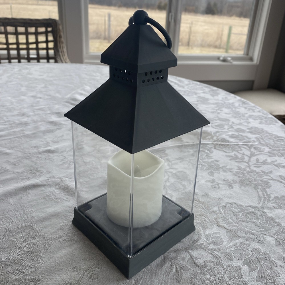 Decorative Lantern Battery Operated 10” X 4” X 4”