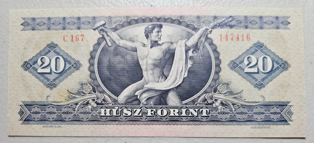 Hungary 20 Forint 1975 Unc