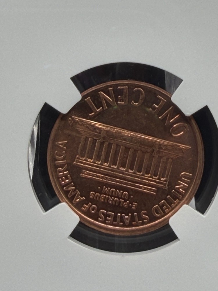 1997 Lincoln Cent Partial Collar Mint Error UNC NGC Thomas Uram Signed