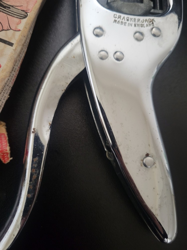 Vintage Fascinating Crackerjack nut cracker