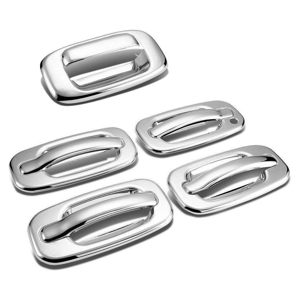 For 1999-2006 Chevy Silverado GMC Sierra Chrome 4Dr Handle + Tailgate Covers