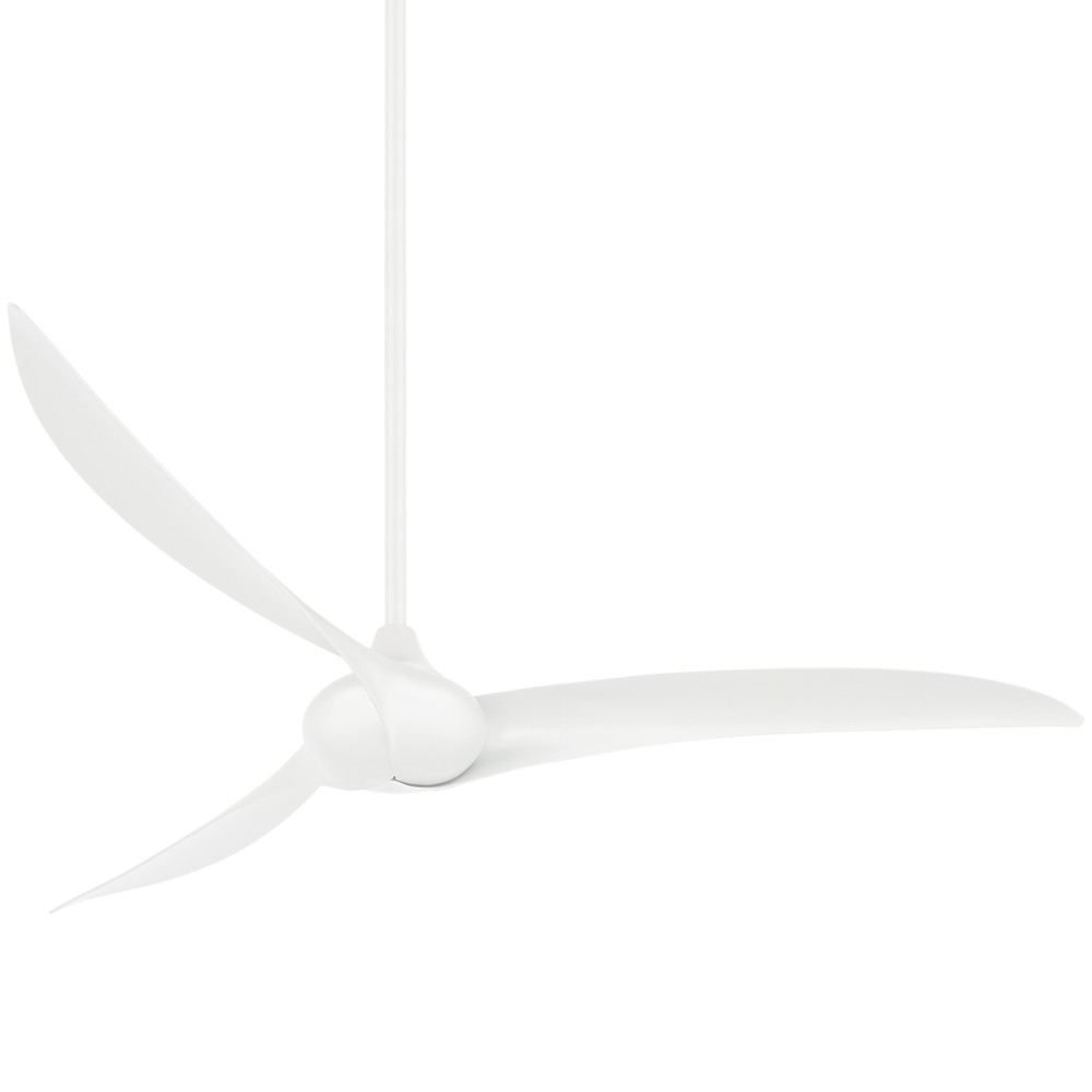 Minka Aire Wave 65" Ceiling Fan With Remote Control, White