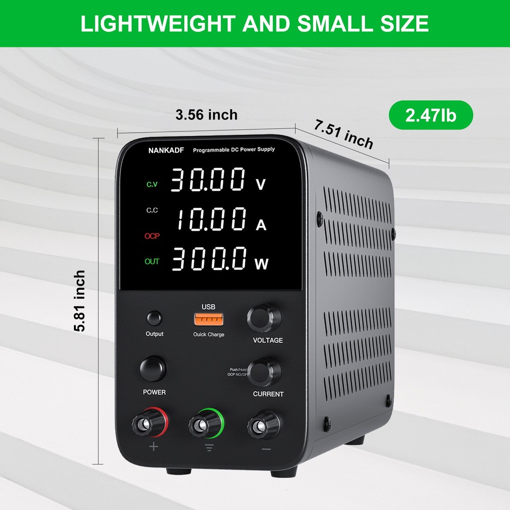 WPS 30V 5A Lab DC Power Supply Adjustable Variable programmable Bench Switching
