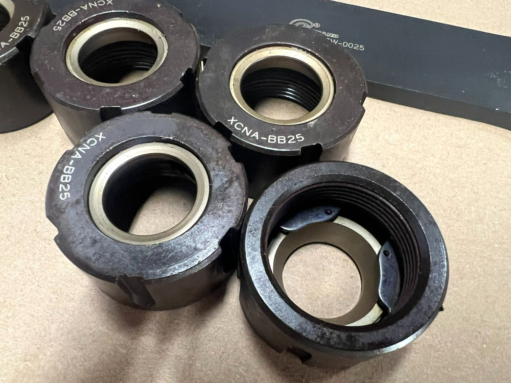COMMAND ER25 NUT WRENCH + (5) ER25 COLLET NUTS
