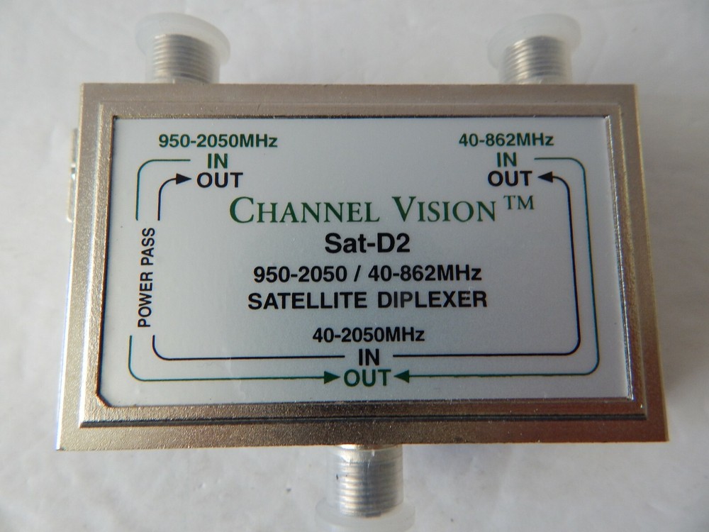 Channel Vision SAT-D2 Satellite Diplexer