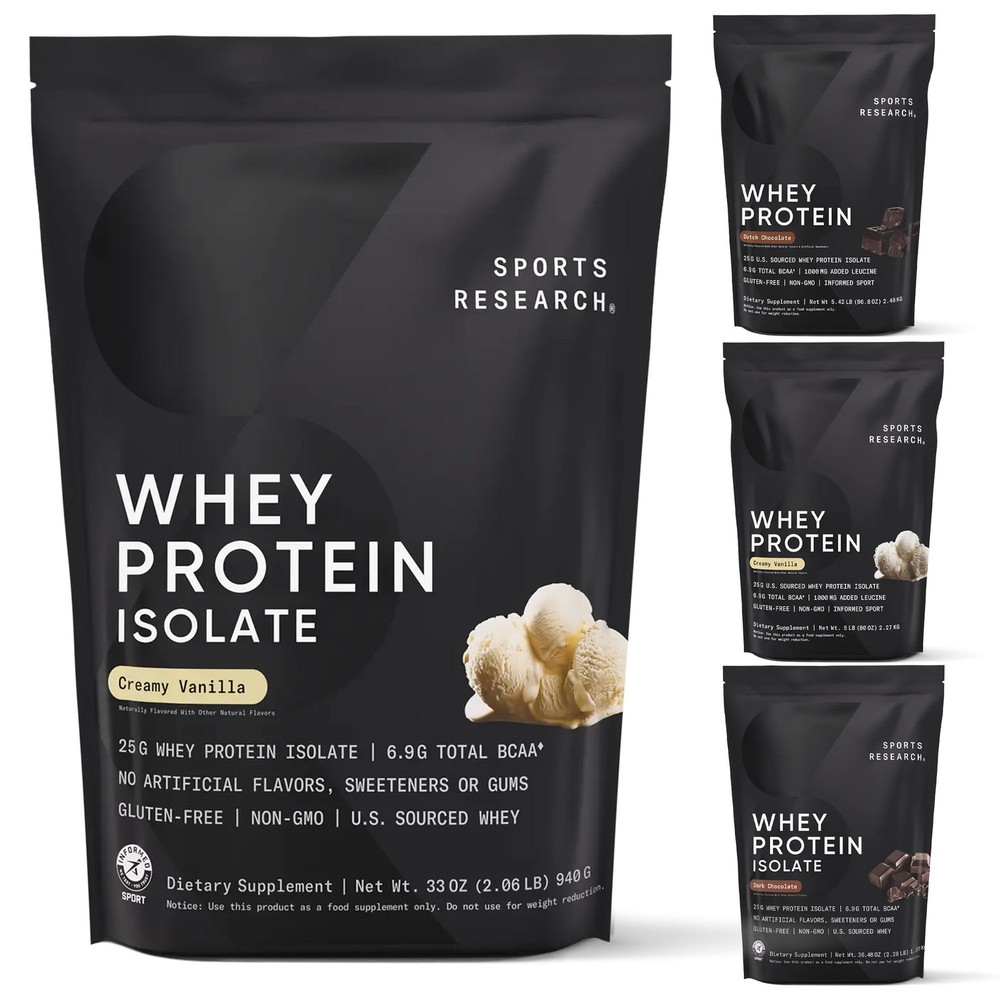 Sports Research Whey Protein Isolate