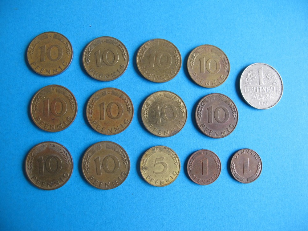 14 Germany Coins