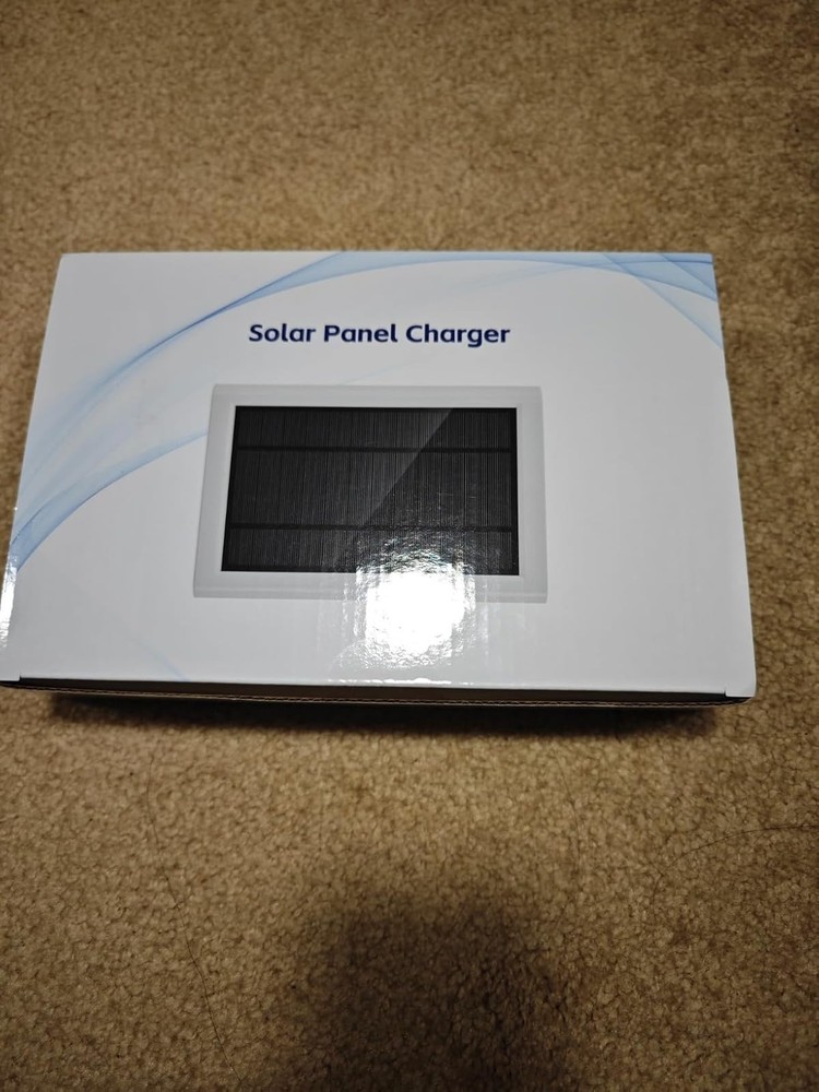 Solar Panel for Ring Camera(2nd Generation) Dustproof Waterproof 5W Solar Panel