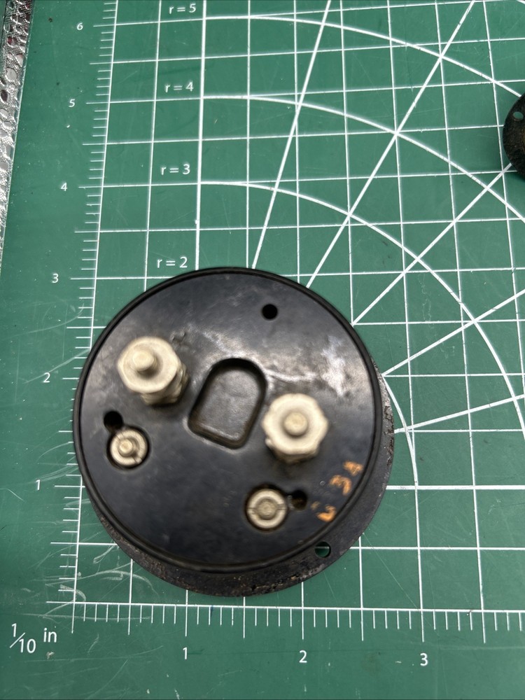 General Electric DC Microamperes Panel Meter Gauge 0-200