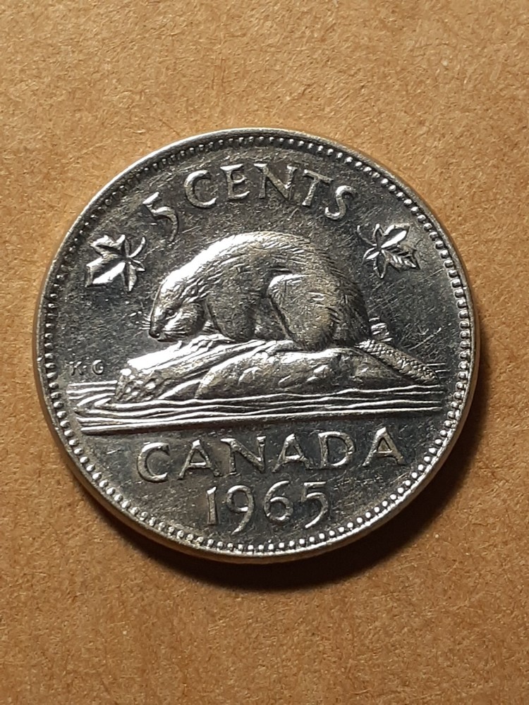 1965 5 CENTS CANADA