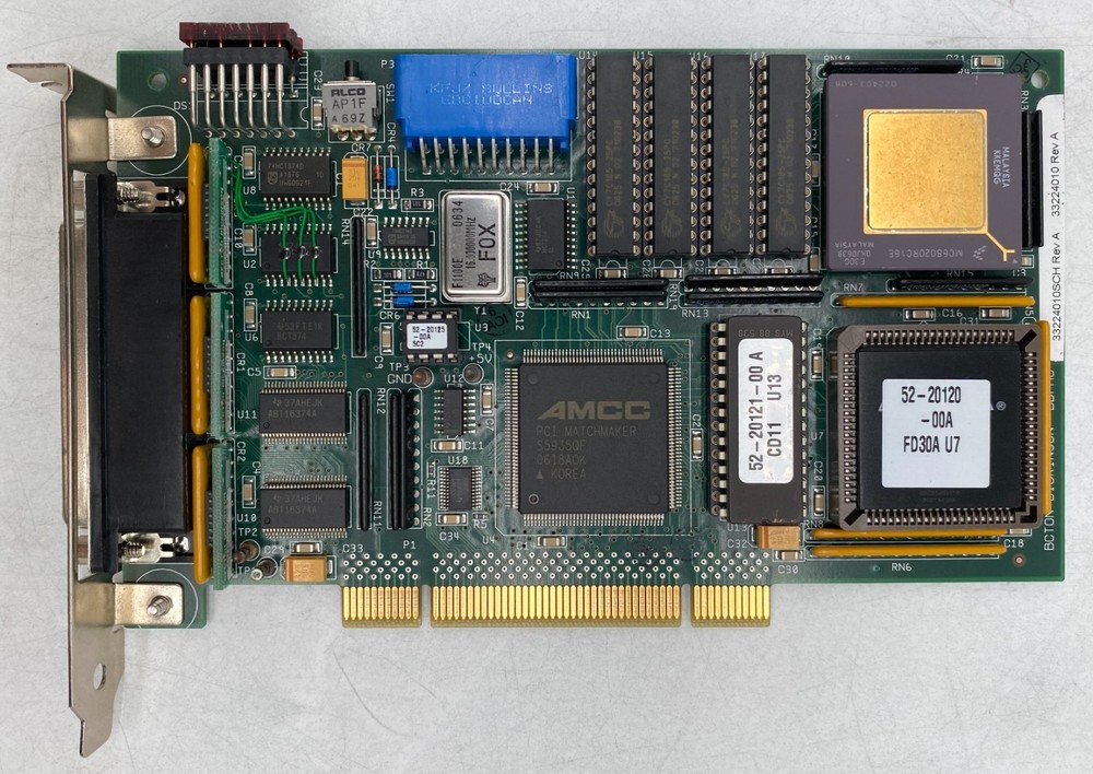 BCTON DICKINSON BDPAC FAB 332250 REV.A PCI INTERFACE CONTROLLER CARD 33224010SCH