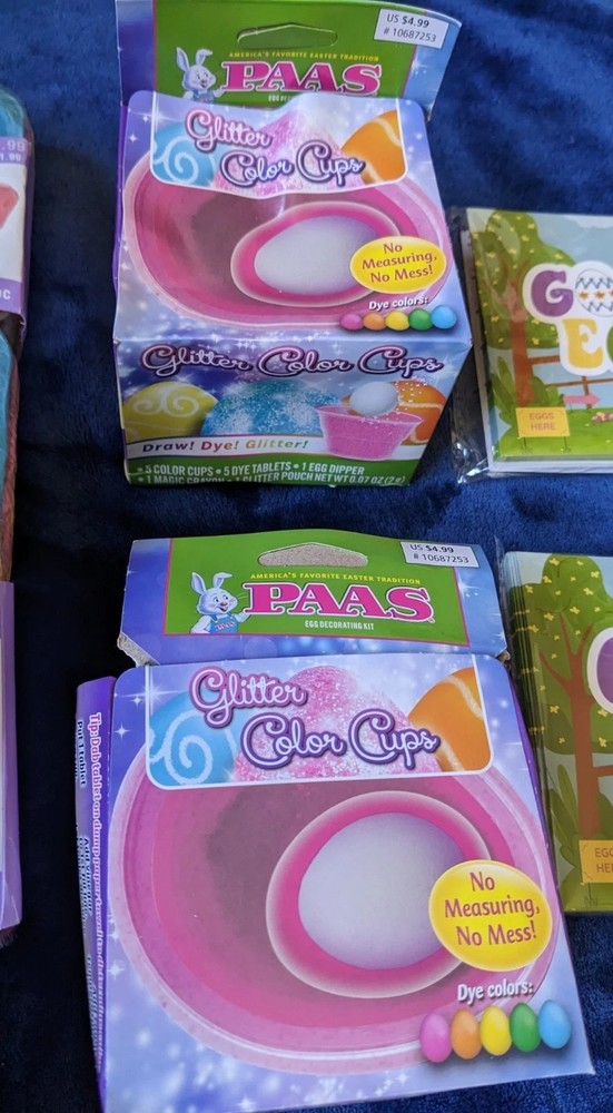 PAAS Galactic Eggs Easter Egg Coloring Kit Egg Dying Kit Easter Activity 8 Lot