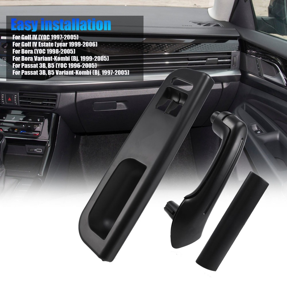 Door Black Pull Grab Handle for 4 Access Handle Inside Door Panel Handles B7A9