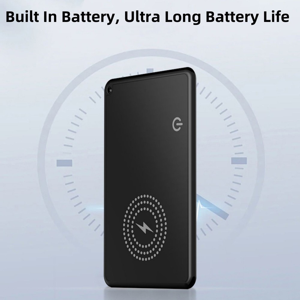 Wireless Charging Smart Card Tracker ABS Wallet Tracker Works For Apple Find My