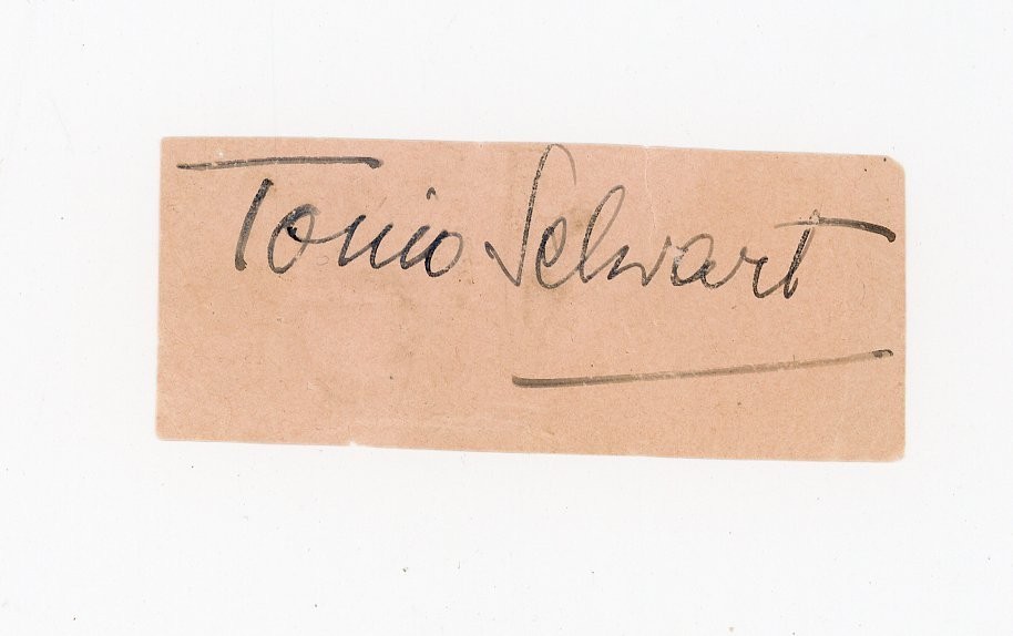 Tonio Selwart - Clipped Signature