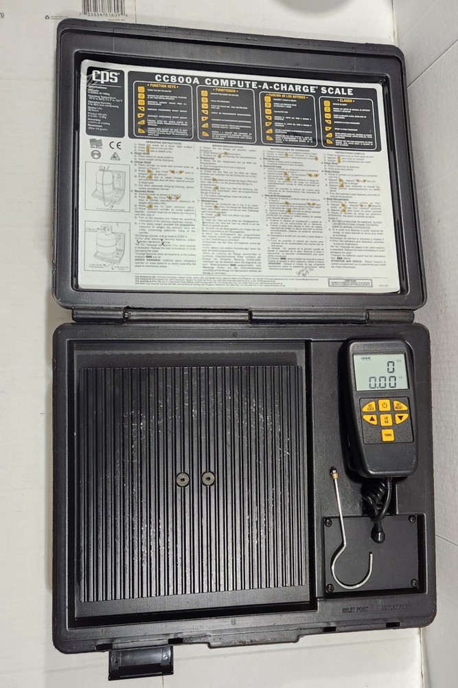 CPS CC800A Compute-A-Charge Refrigerant Charging Scale