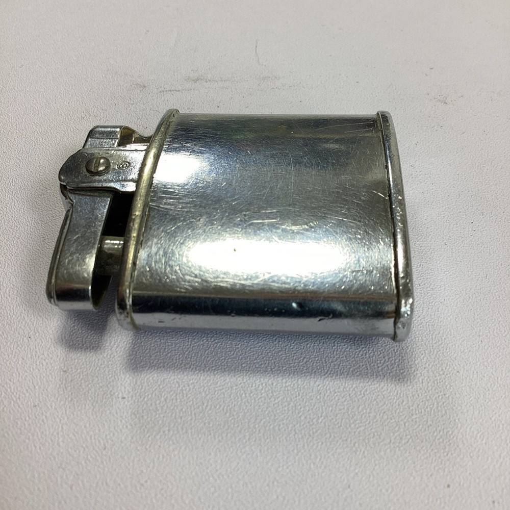 Vtg Ronson Metal Lighter In Box Case Papers Untested