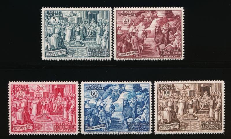VATICAN 149-153 MINT LH