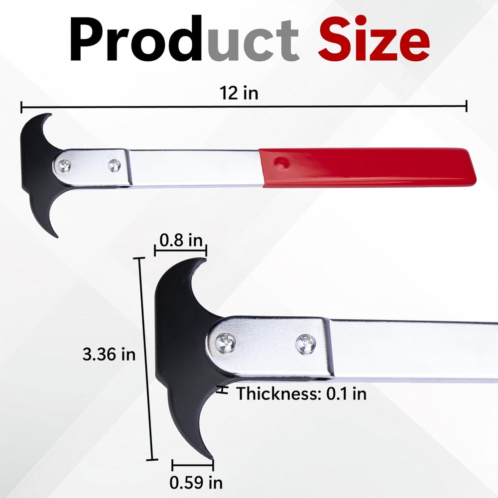 ecocstm Seal Puller Tool, Oil Removal Tool with Dual Hook, Universal...