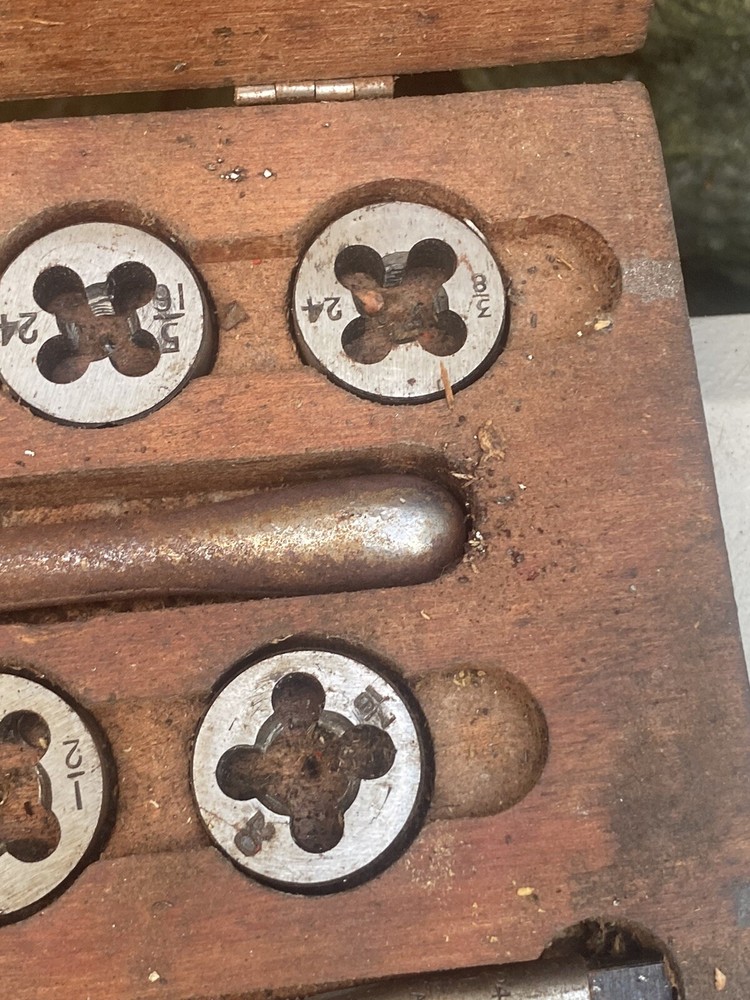 Vintage Tap Set W/ Case