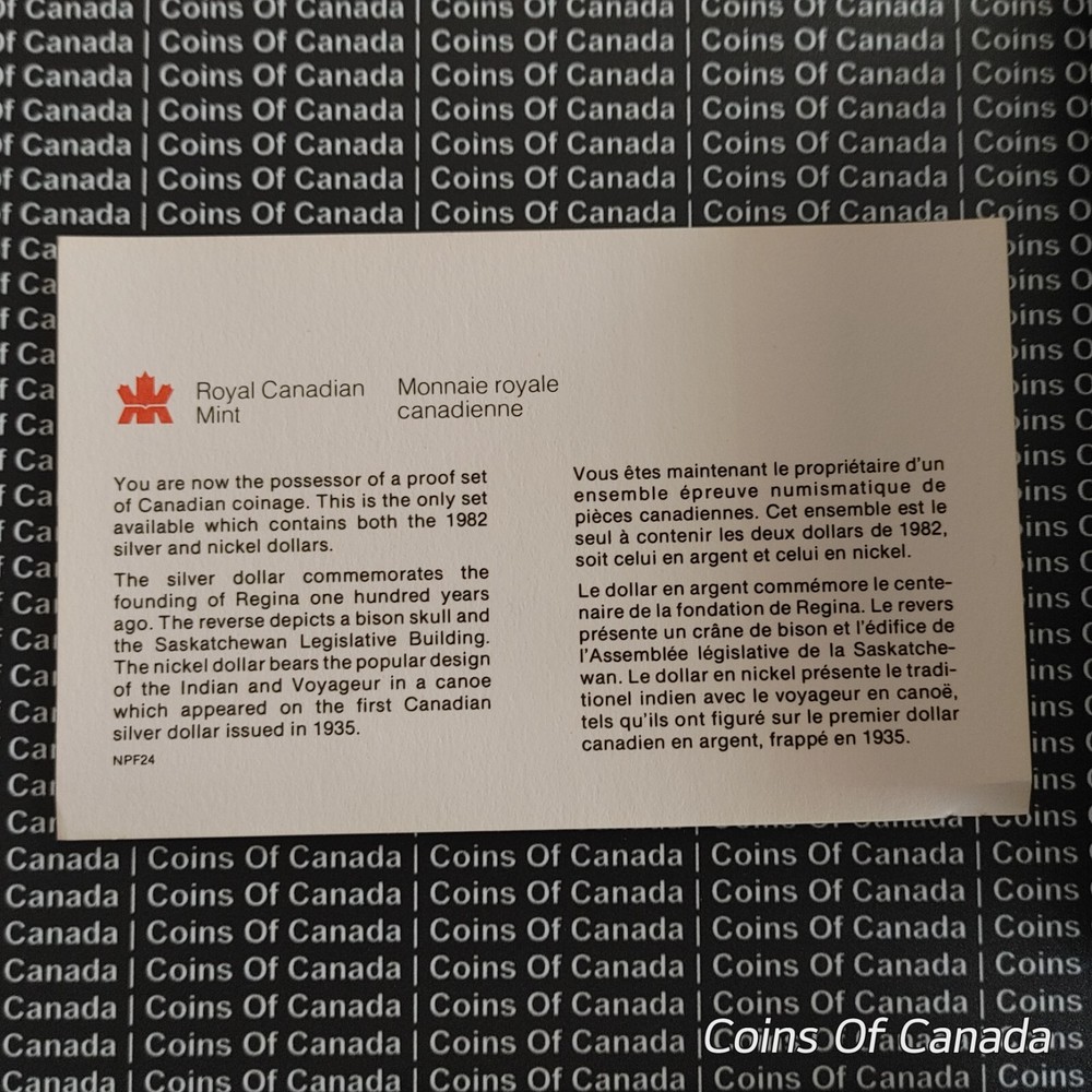 1982 Canada 7 Coin Proof Set - With Special Edition Silver Dollar #coinsofcanada