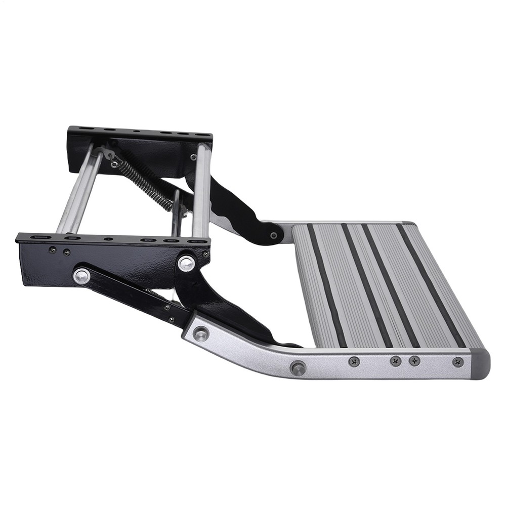 Aluminium Manual Pull Out Retractable One Step RV Camper Platform Steps Stair