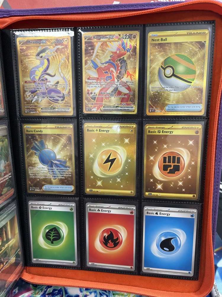 Pokemon Scarlet and Violet Base Complete Master Set w/ Binder | G20