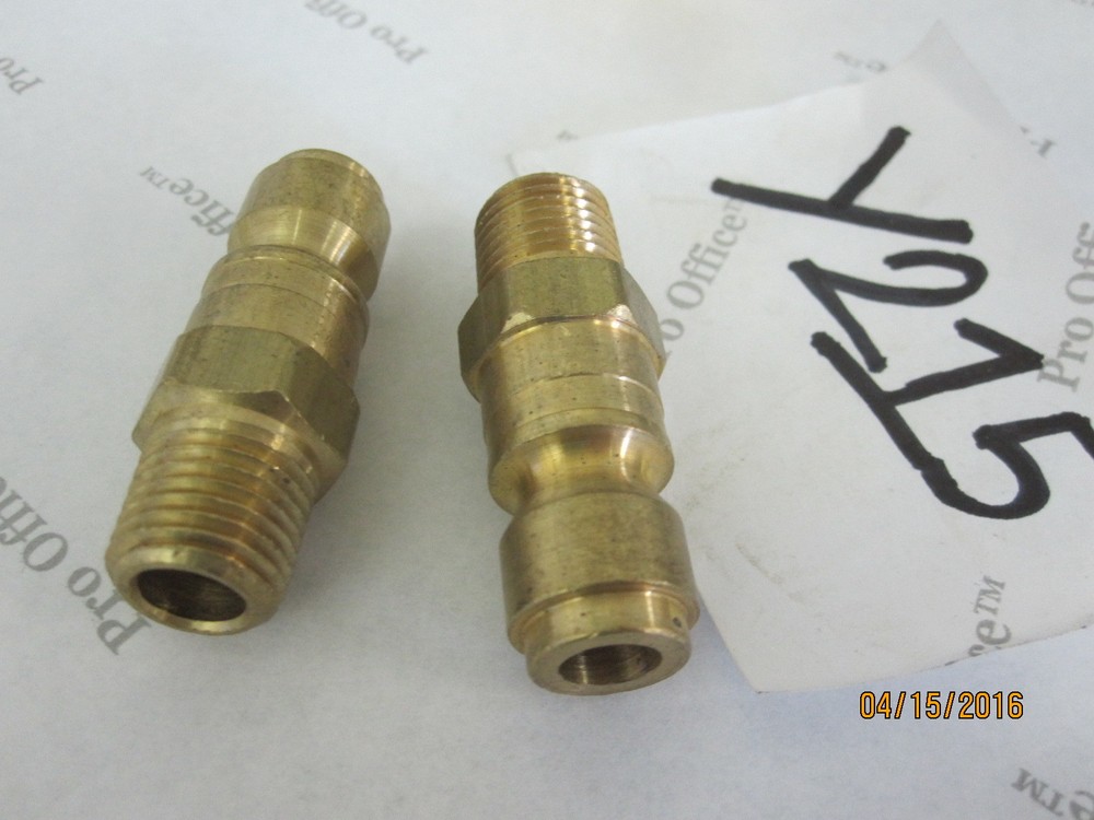 2 QTY Type F Brass Homebrew Camlock Fittings 1/2" Female NPT 150 PSI MAX