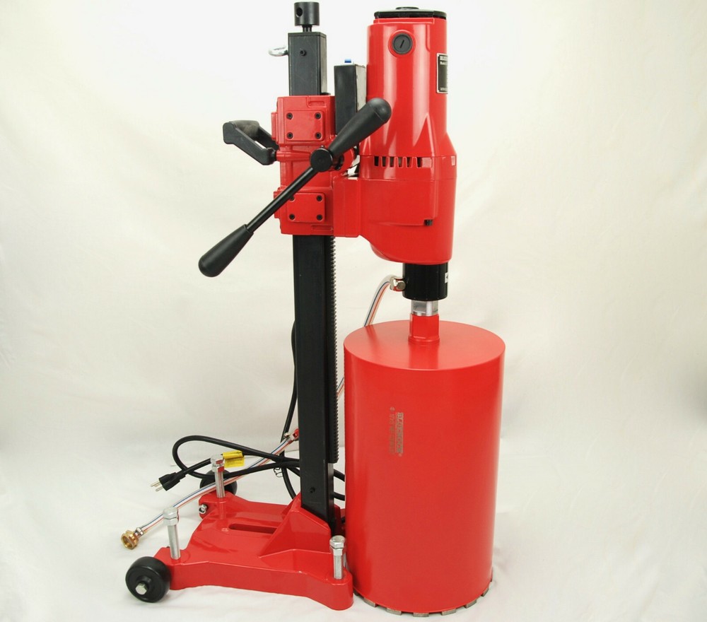 BLUEROCK ® Tools Model 10Z1RB CONCRETE CORE DRILL W/ ROLLING BASE & STAND