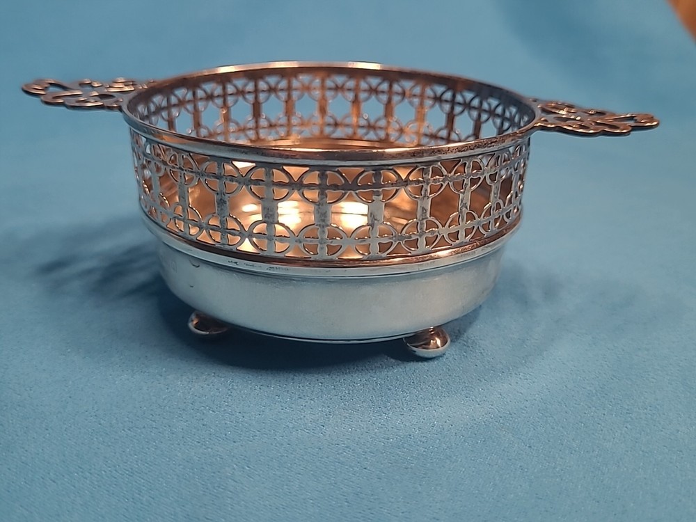 Sterling Silver Dish , Birmingham , Mappin & Webb Ltd , 89g , 1913