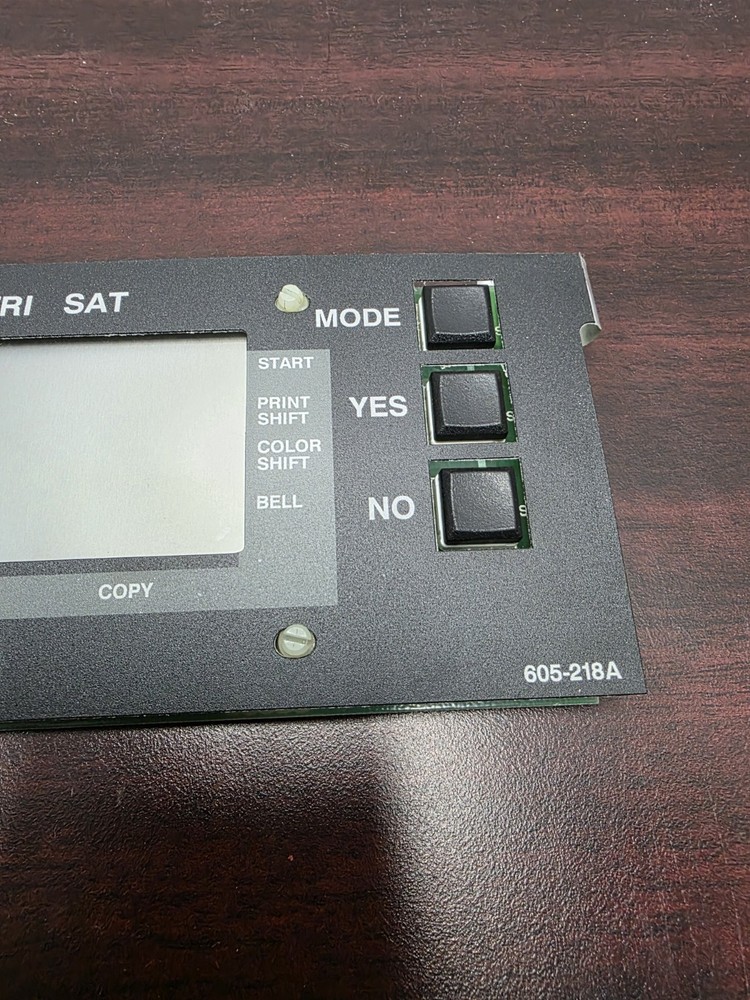 Simplex 1403-9110 Time Recorder LCD Display Screen Control Keypad PCB 605-218A