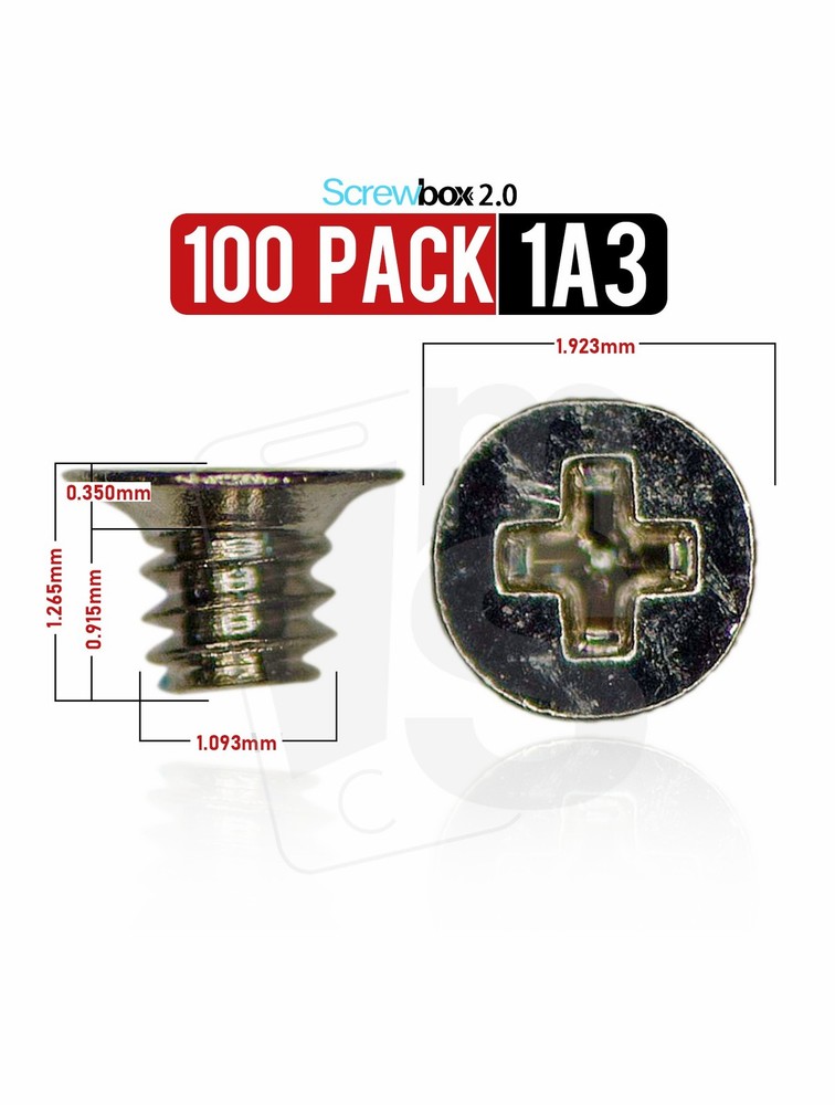 Replacement Screw Box 2.0 Refill [ 1A3 ] (100 Pack)
