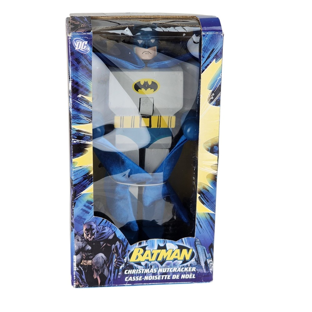 Rare NEW Batman 11” Kurt Adler Christmas Nutcracker Warner Bros. DC Comics