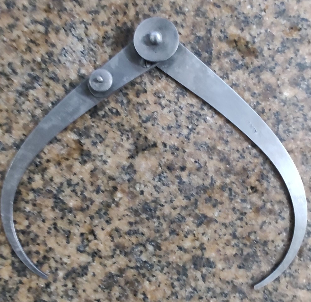 🗽VINTAGE STARRETT 10" ID/OD CALIPER 1920